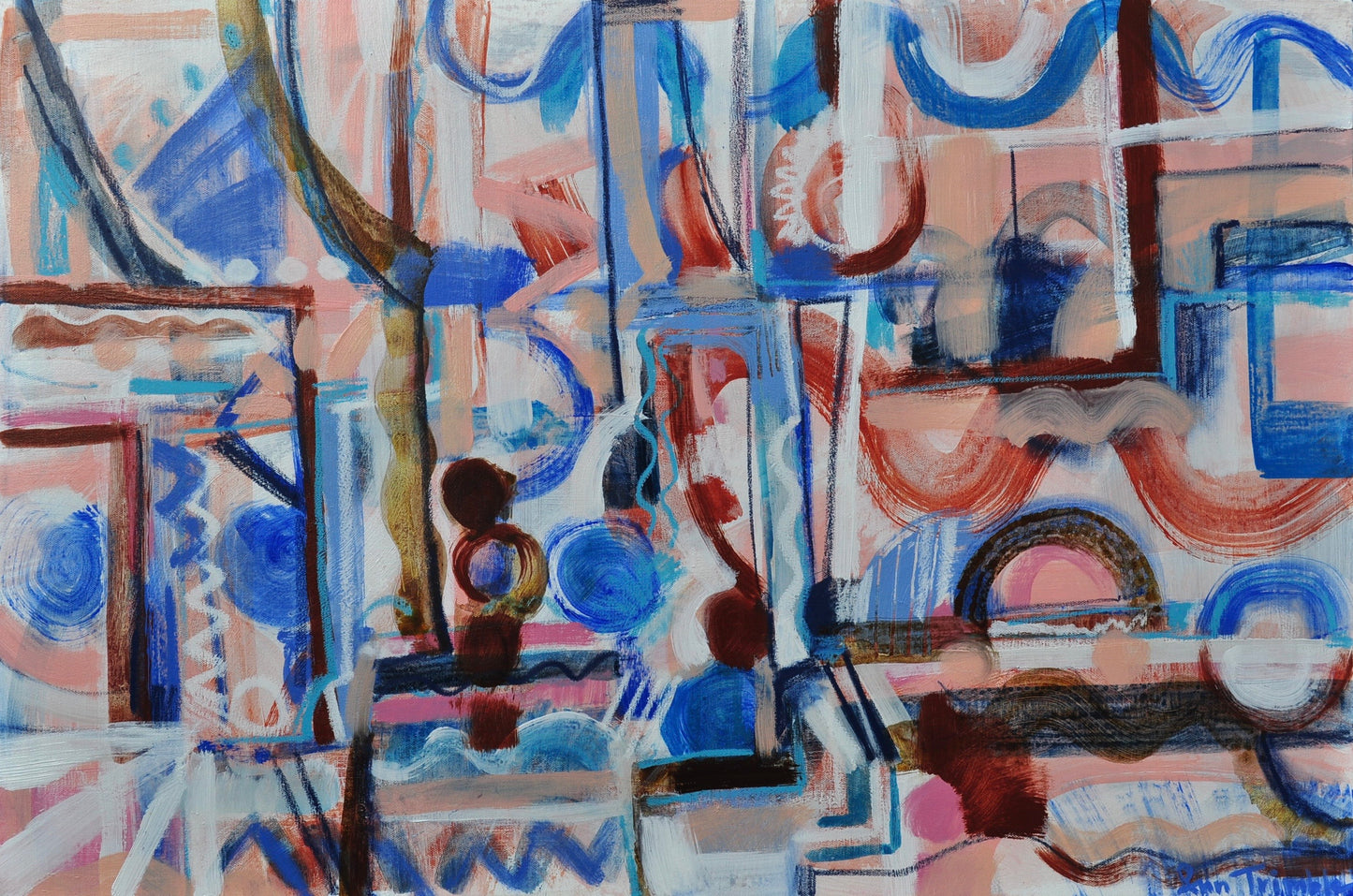 UNTITLED PINK/BLUE STUDY