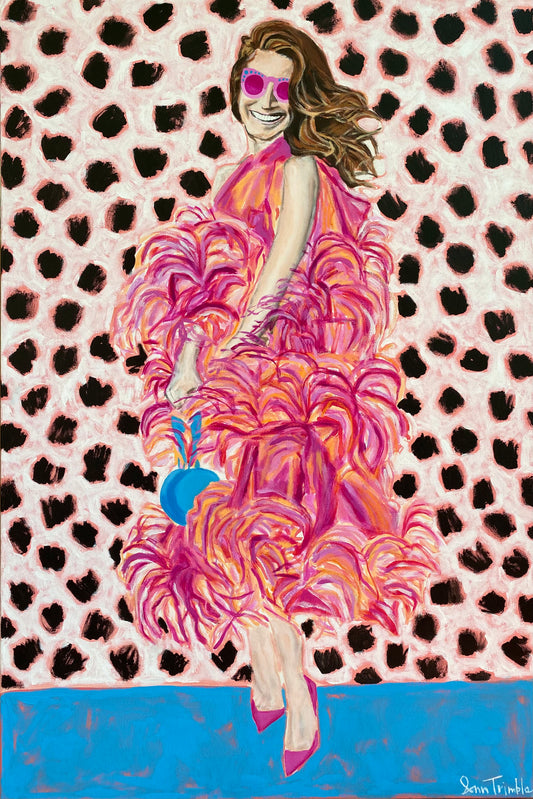 FEATHER DRESS